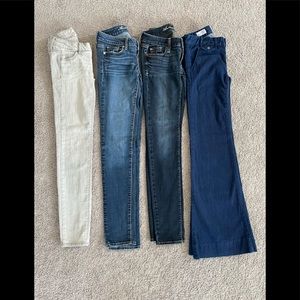 Lot of 4 AE Gap jeans Size 00